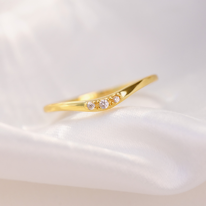 Delicate Sparkle Anello Oro