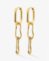Blending Duo Oval Hoop Set Baby Oro