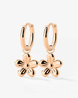 Blossom Hoop Set Small Oro Rosa