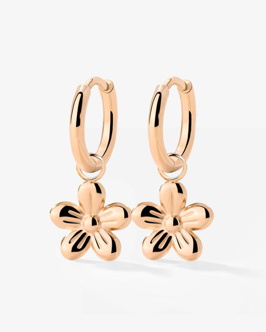 Blossom Hoop Set Small Oro Rosa