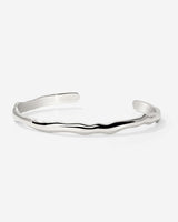 Flowing Bangle Argento