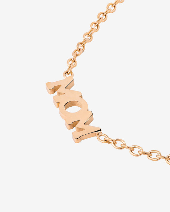 Mom Forever Collana Oro Rosa