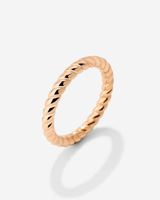 Endless Twist Anello Oro Rosa