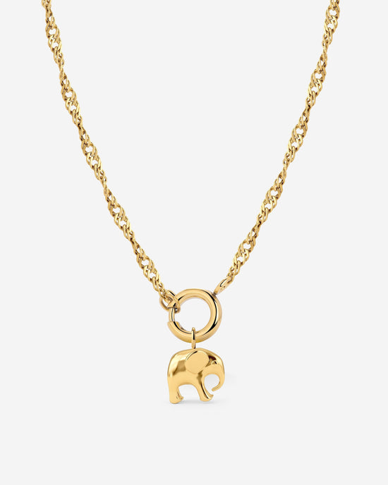 Elephant Singapore Chain Collana Set Oro