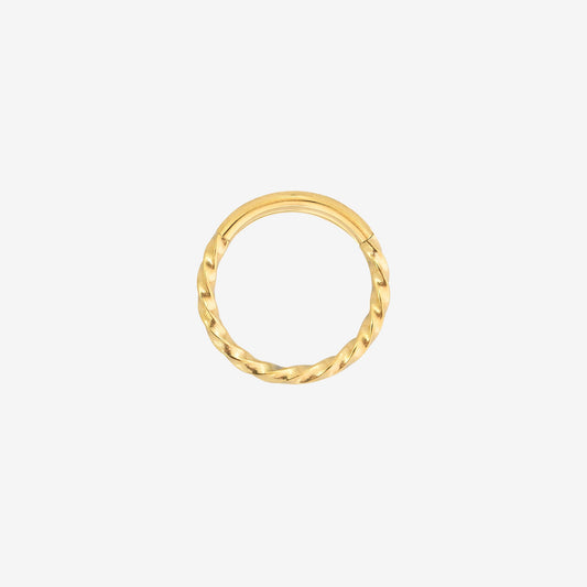 Twisted Click Piercing Oro