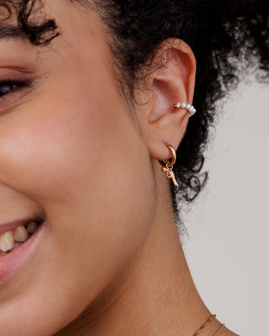 Bulletproof Hoop Set Baby Oro Rosa