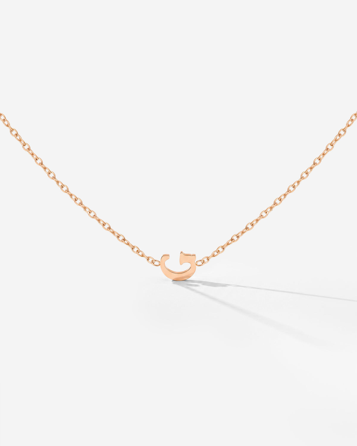Tiny Letter Necklace