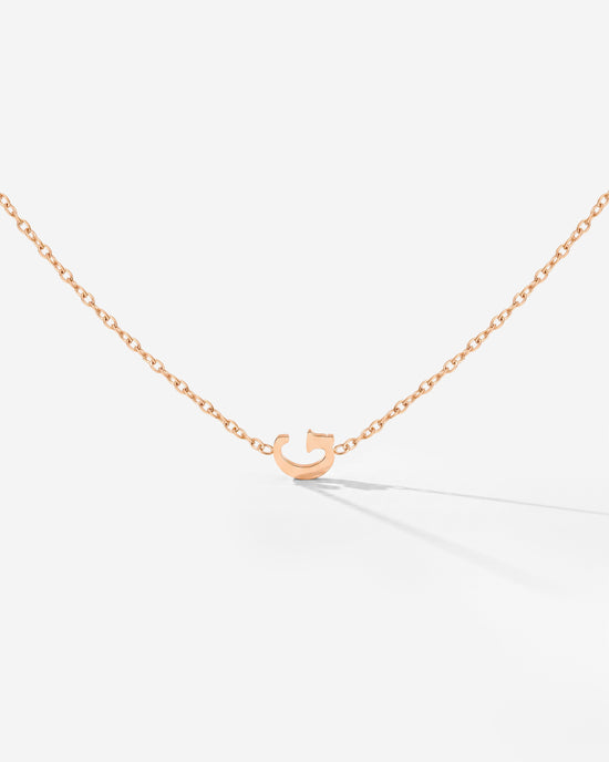 Tiny Letter Necklace