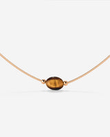 Sunflare Gem Choker Oro Rosa