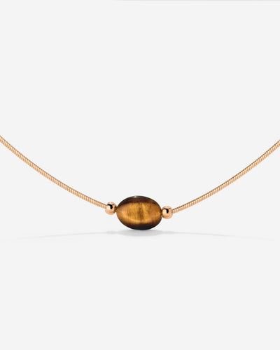 Sunflare Gem Choker Oro Rosa