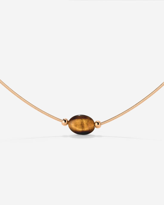Sunflare Gem Choker Oro Rosa