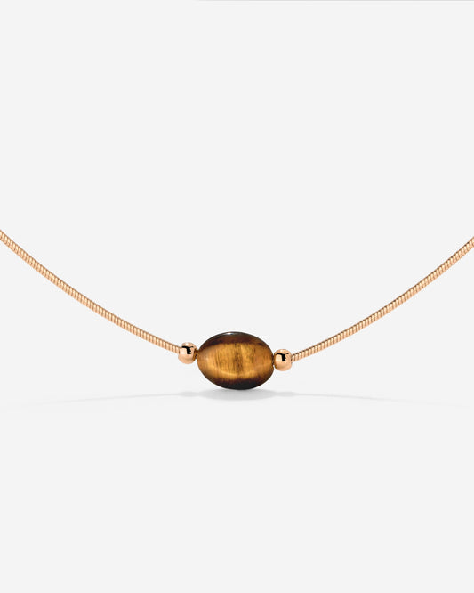 Sunflare Gem Choker Oro Rosa