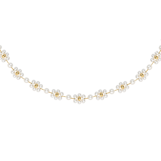Bonita Flor Choker Oro