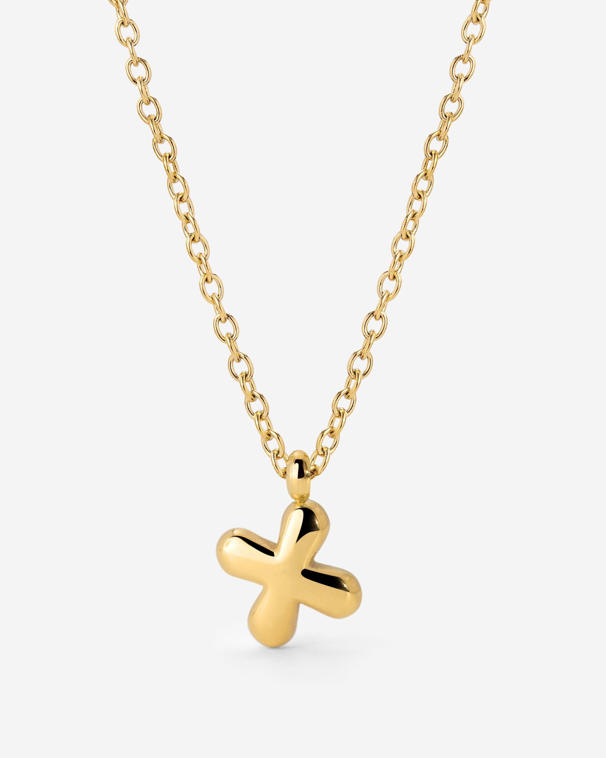 Bubble Letter Collana Oro