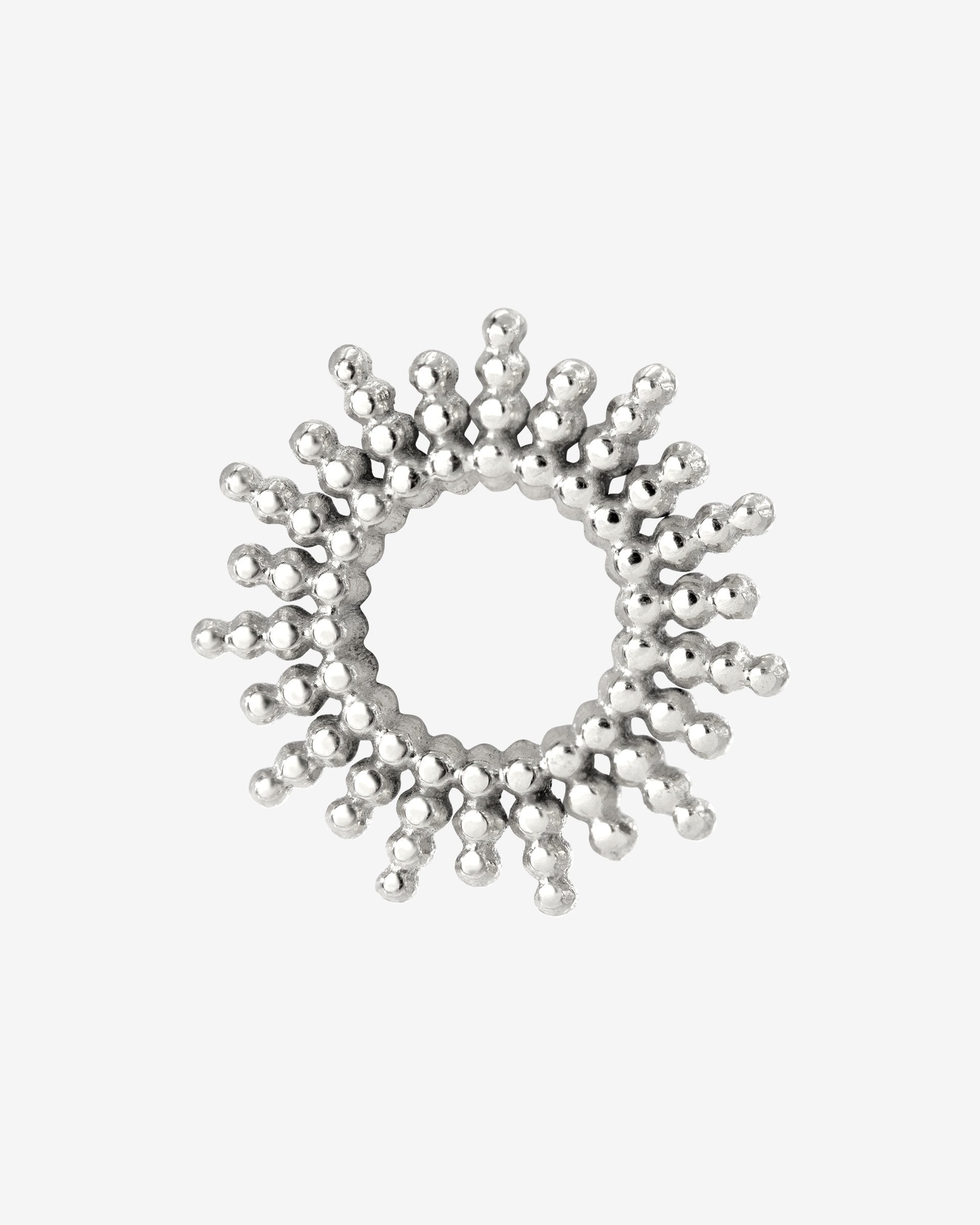 Sunny Oval Twisted Hoop Set Baby Argento