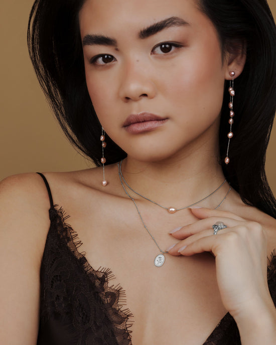 Blush Pearl Collana Argento