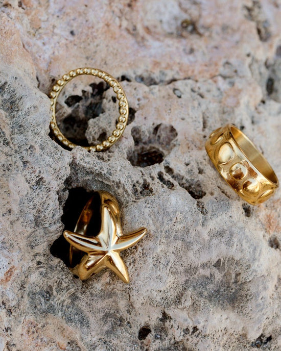 Boho Dots Anello Oro