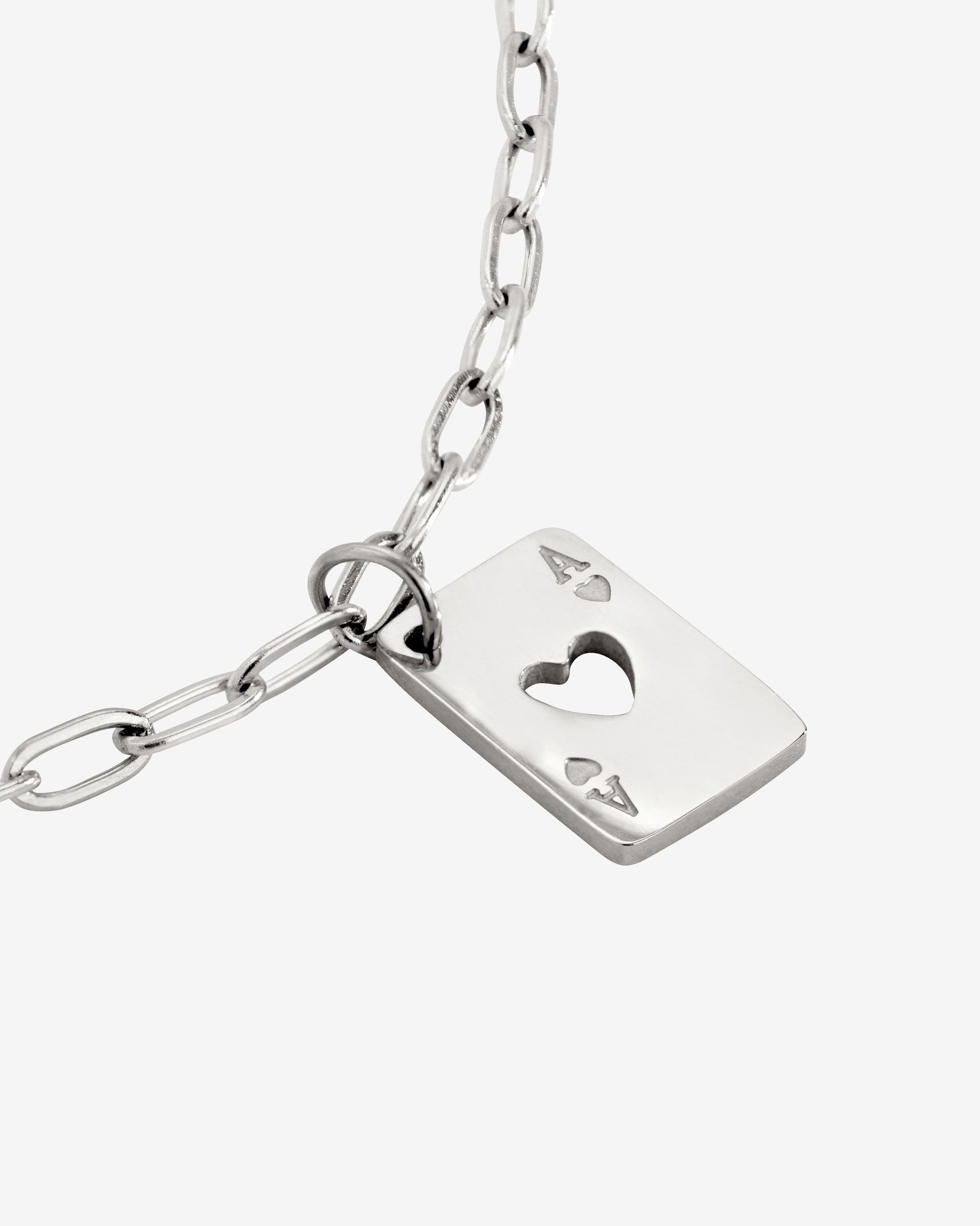 Ace Up the Sleeve Bracciale Argento
