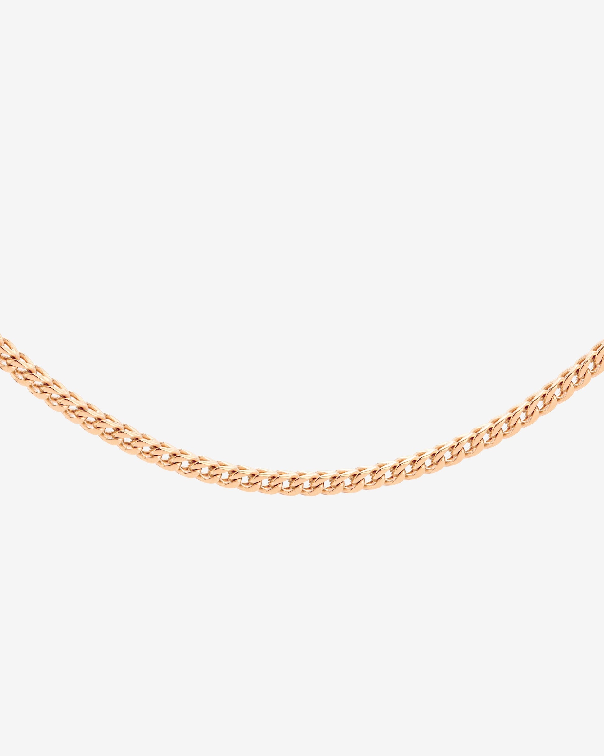 Spiga Chain Collana Oro Rosa