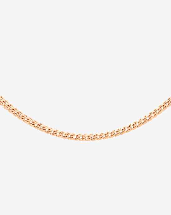 Spiga Chain Collana Oro Rosa