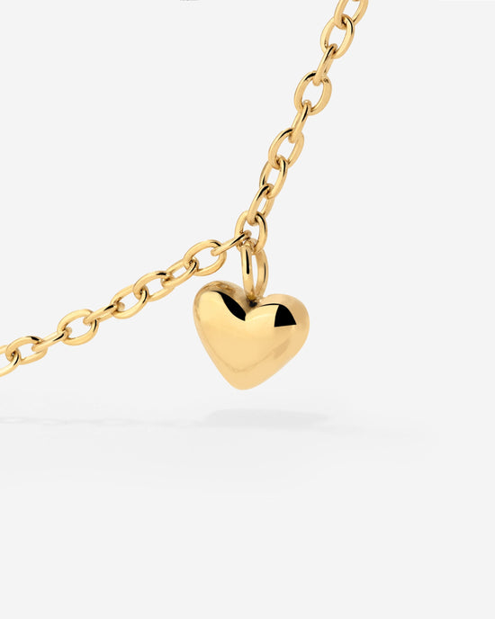 Lovely Heart Choker Oro