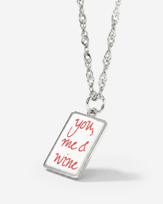 You, me & wine Necklace