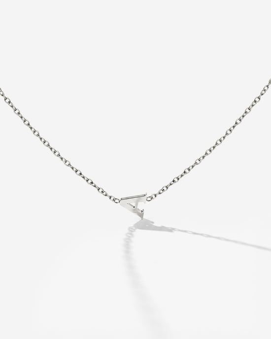 Tiny Letter Necklace