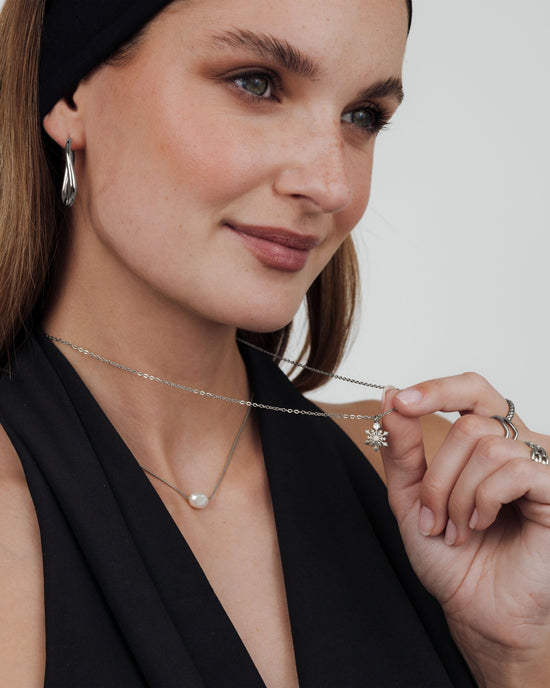 Timeless Oval Orecchini Argento