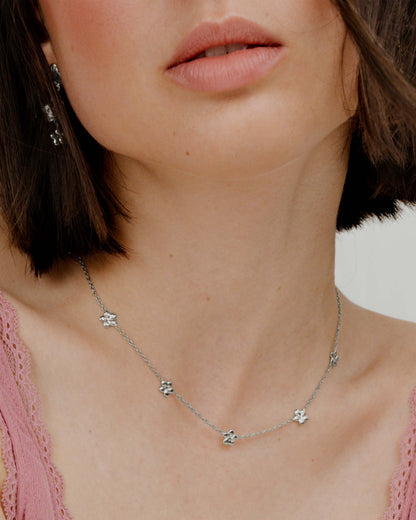 Meadow Choker Argento