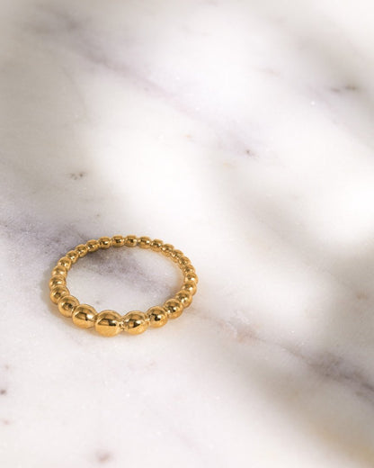 Beady Anello Argento