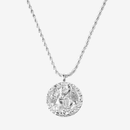 Zodiac Sign Collana Argento