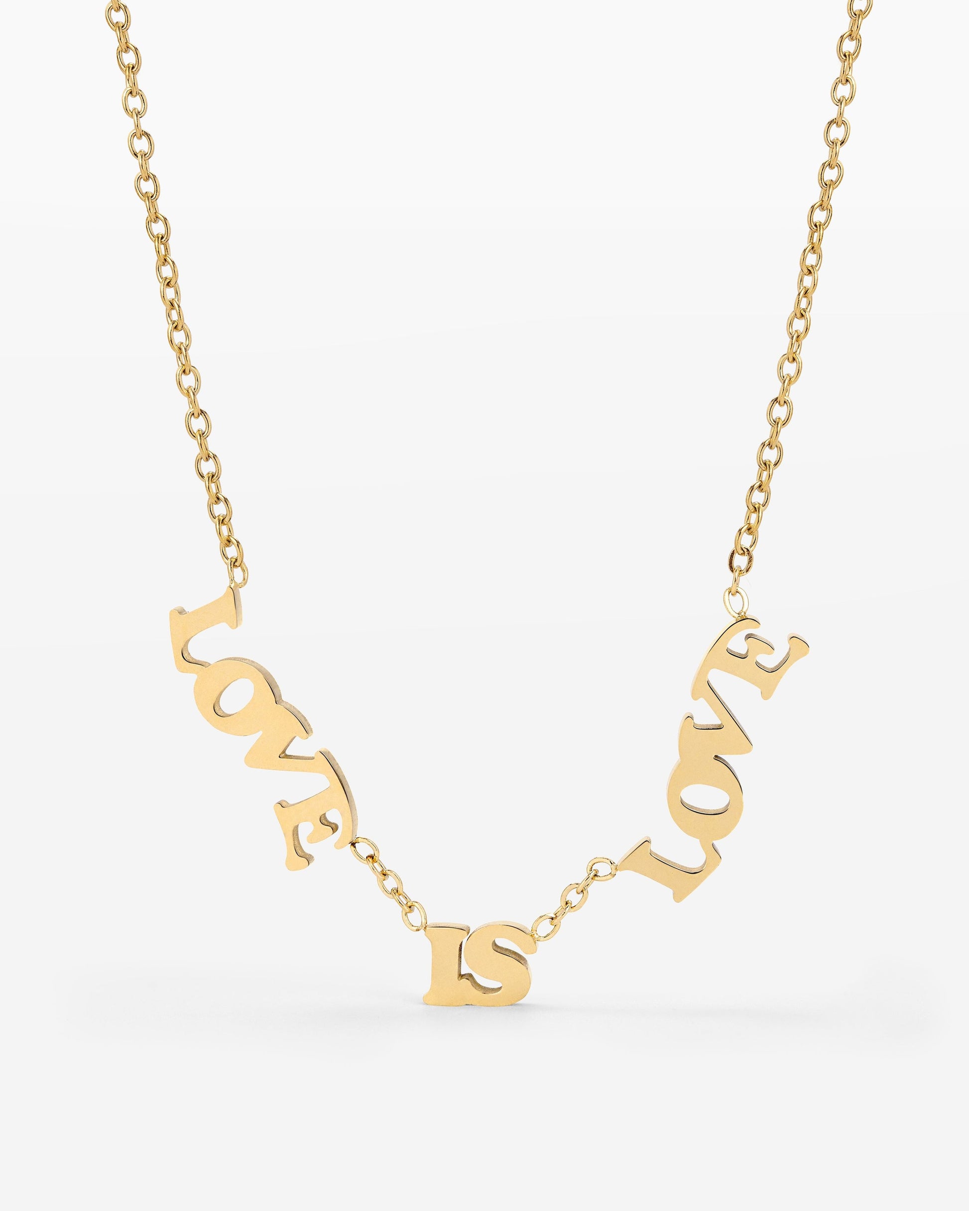 Love is Love Collana Oro