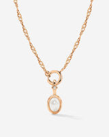 Glazed Singapore Chain Collana Set Oro Rosa