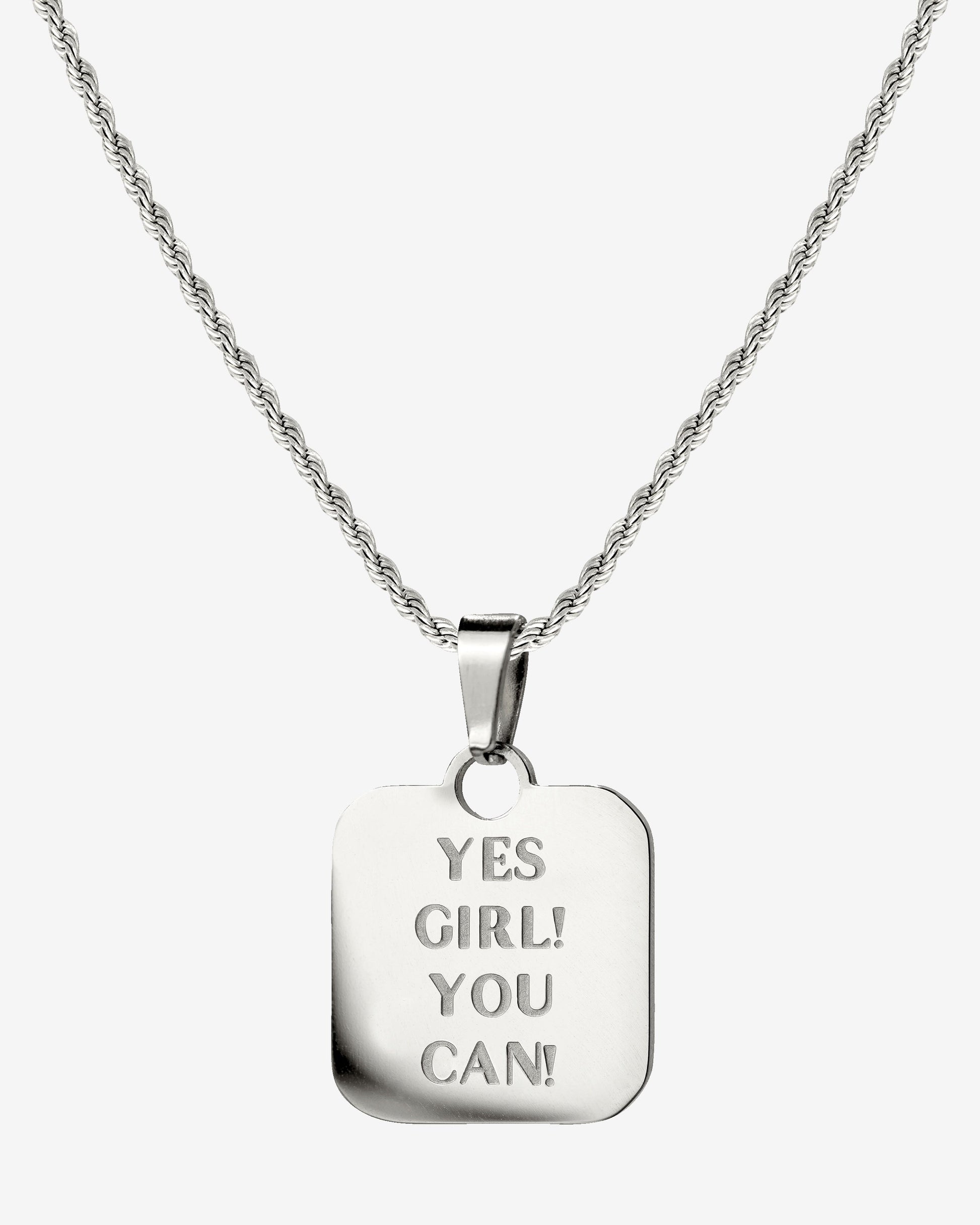 Yes girl! You can! Collana Argento