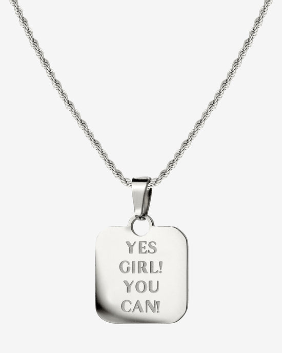 Yes girl! You can! Collana Argento