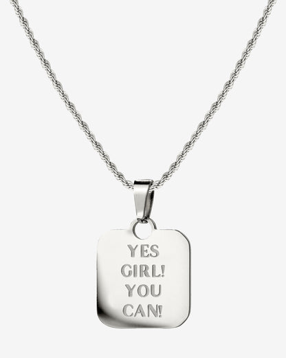 Yes girl! You can! Collana Argento