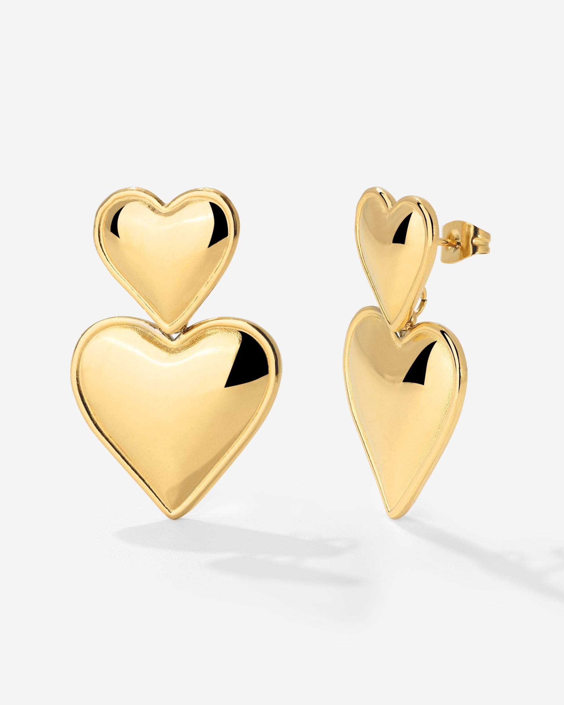 Pillow Hearts Orecchini Oro