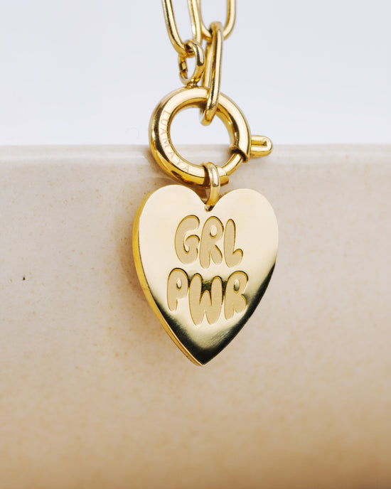 Girl Power Oval Links Collana Set Oro Rosa