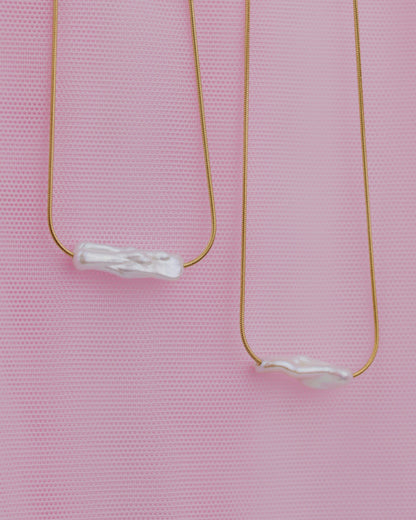 Luminous Pearl Choker Oro