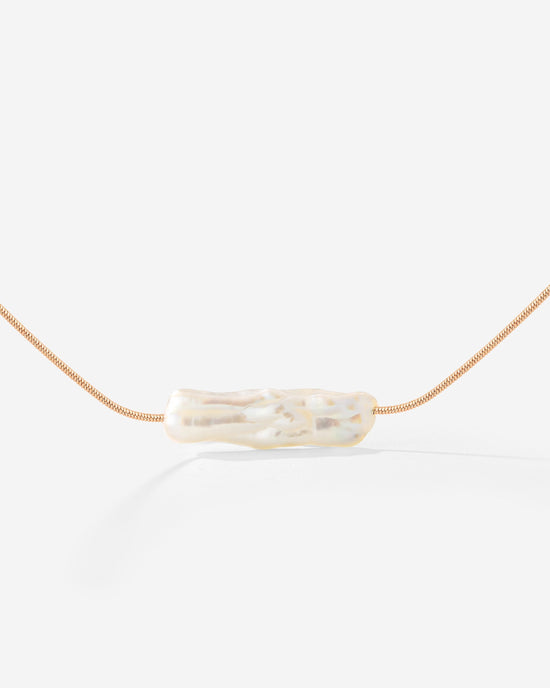 Luminous Pearl Choker Oro Rosa