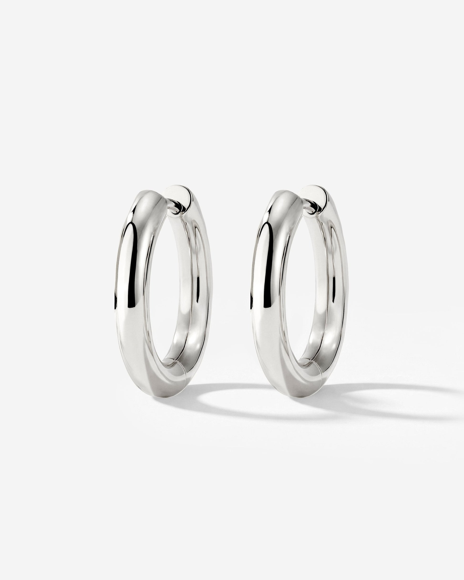 Chunky Hoopies Medium Argento