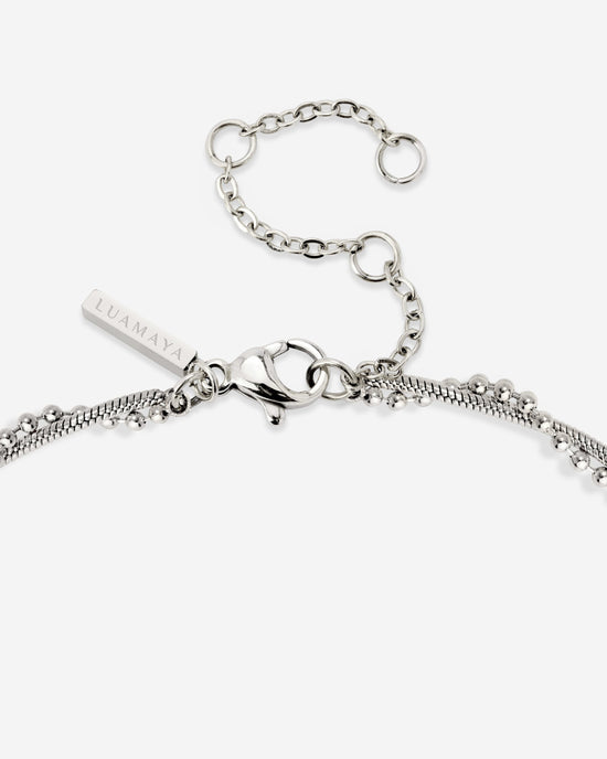 Duo Beads Collana Argento