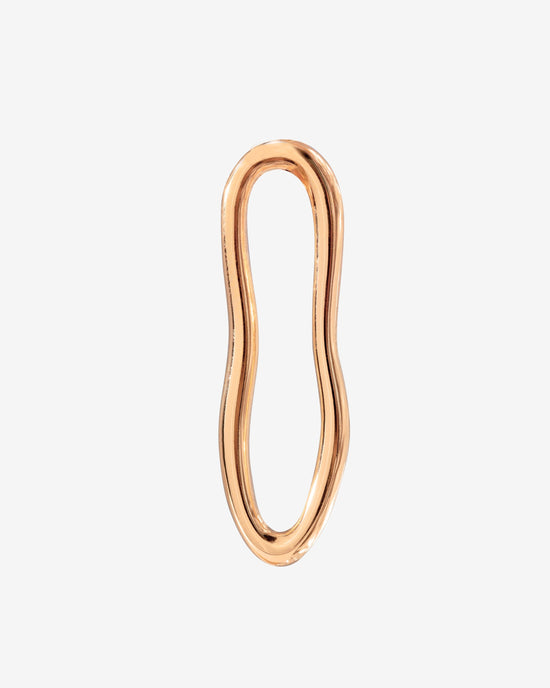 Blending Shapes Oval Hoop Set Baby Oro Rosa