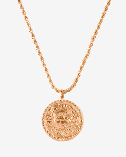 Zodiac Sign Collana Oro Rosa