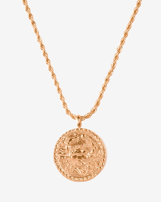 Zodiac Sign Collana Oro Rosa