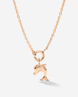 Dolphin Classic Chain Necklace Set Oro Rosa