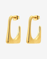 Rectangle Hoops Oro