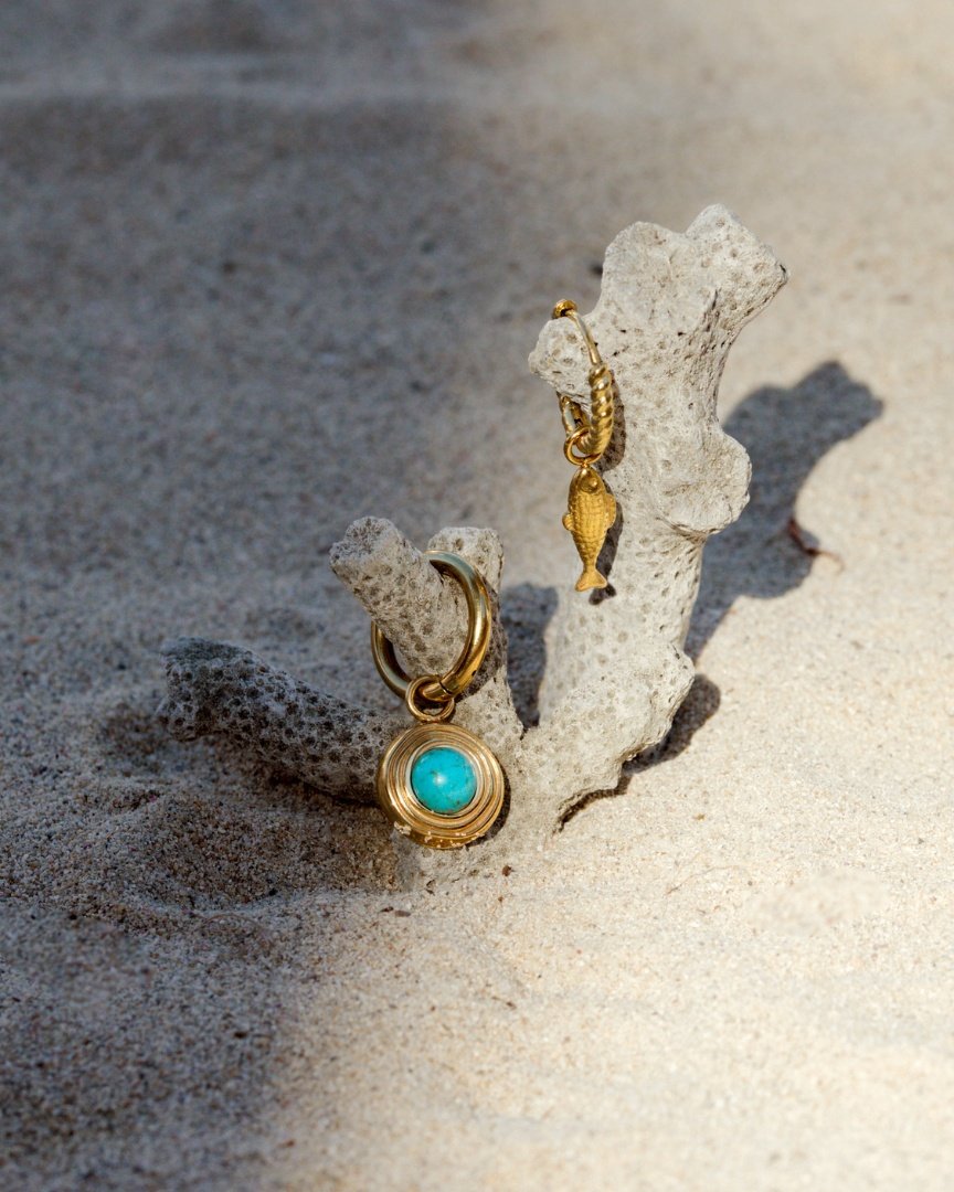 Maris Treasure Hoop Set Small Oro