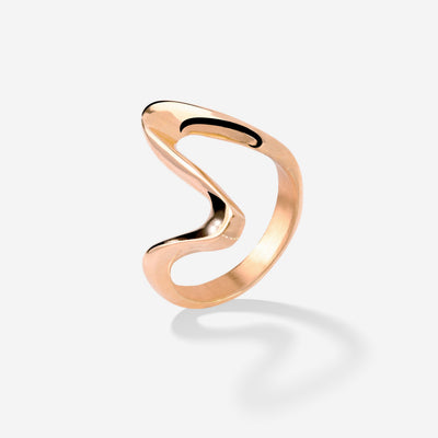 High Tide Anello Oro Rosa