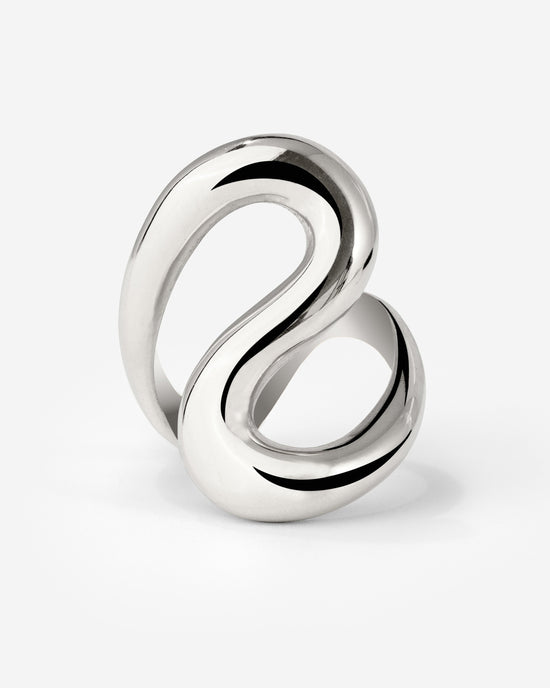Coiled Anello Argento